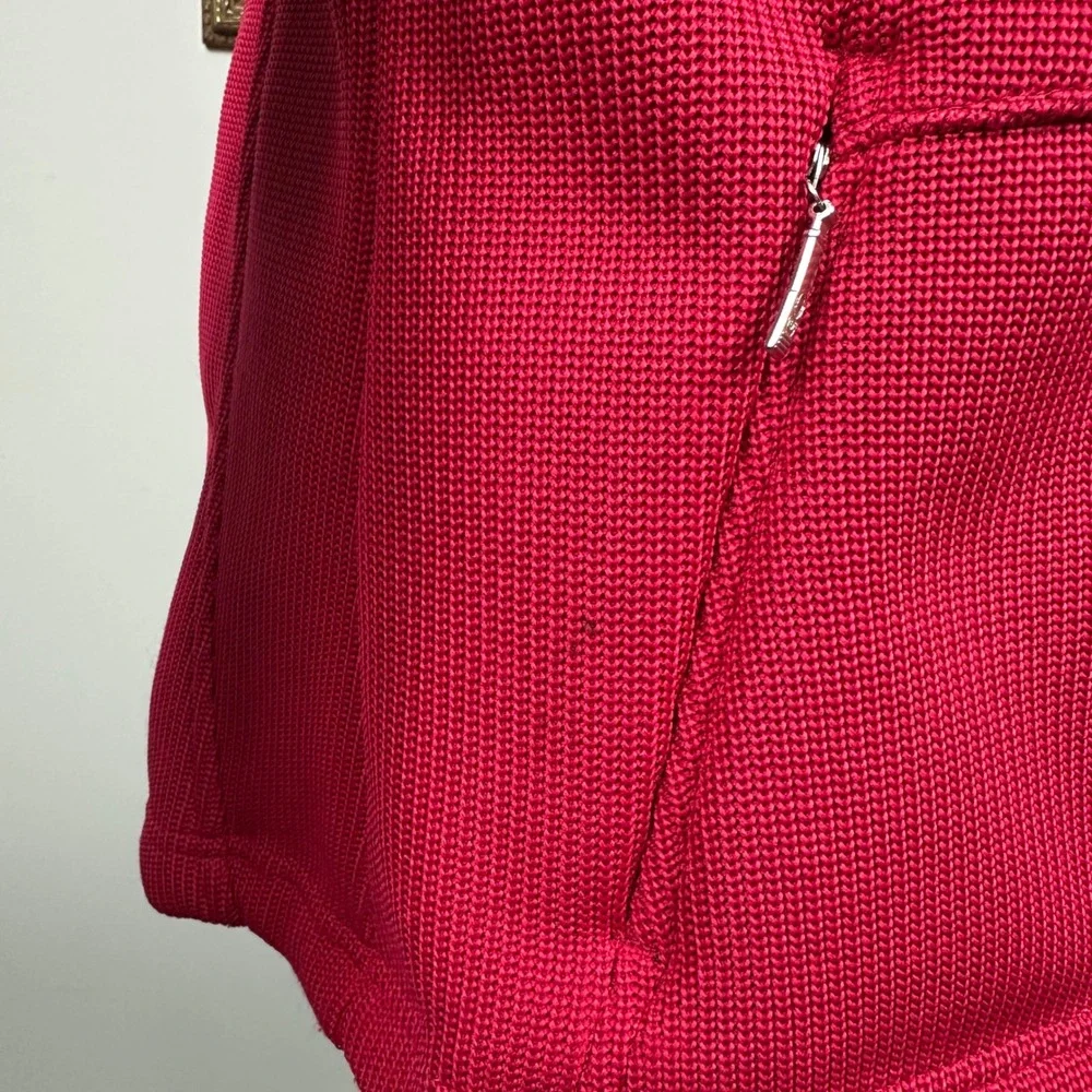 Spyder Women's Red Zip Up Plush Lined‎ Knit Jacket - SIZE L Winter Outdoors - Picture 6 of 7